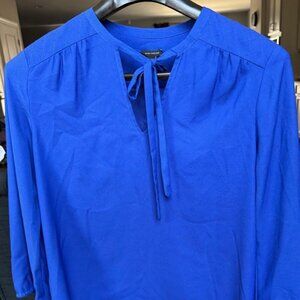 Ann Taylor, Blue, Business Casual blouse Size Medium